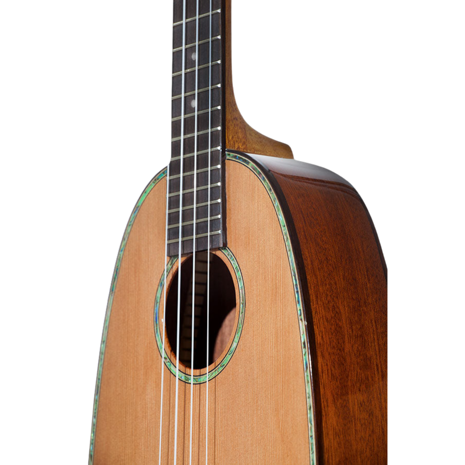 Ohana TK-25CE-CL Cynthia Lin Tenor Ukulele, solid mahogany top, laminate back, passive pickup, Worth Brown strings, satin finish, exclusive Cynthia Lin swag.