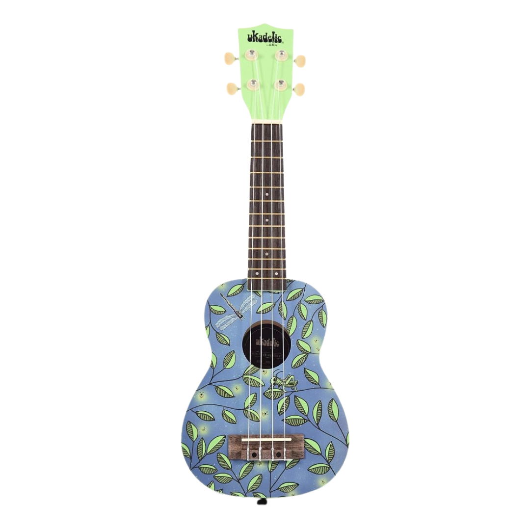 NUKNIGHTLIGHT Kala Ukadelic Night Light Soprano Ukulele Art Series Soprano Ukulele Australia