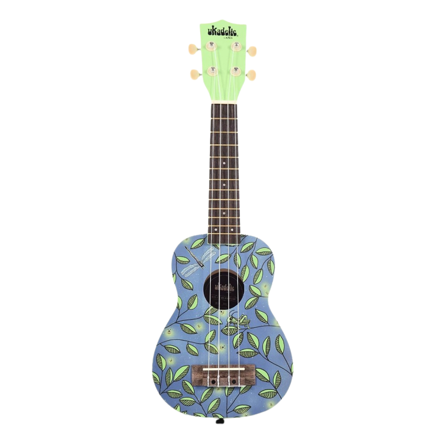 NUKNIGHTLIGHT Kala Ukadelic Night Light Soprano Ukulele Art Series Soprano Ukulele Australia