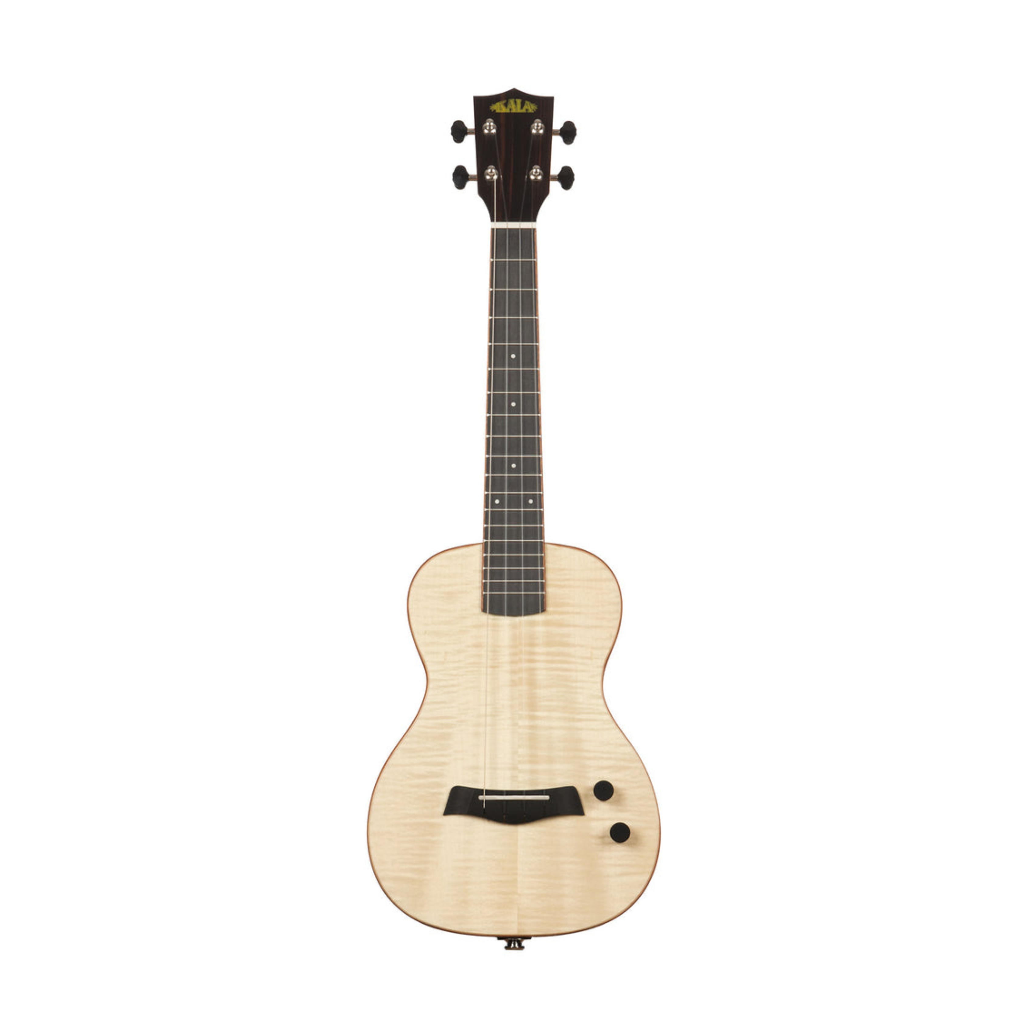 Kala KA-SB-MAP-T Solid Body Electric Flame Maple Tenor Ukulele with sleek design, dynamic sound, and perfect for electrifying performances.