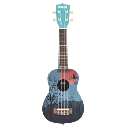 NUKMOONRISE Kala Ukadelic Moonrise Soprano Ukulele Art Series Soprano Ukulele Australia