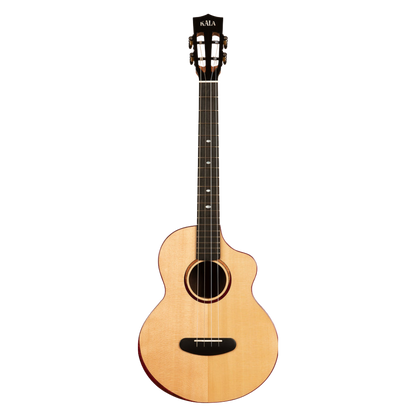 Kala Contour Baritone Cutaway Ukulele KA-CT-SSRW-BG-C with solid spruce top and rosewood body