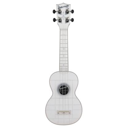KA-WMT-CL-S Frosted Glass Transparent Soprano Waterman Ukulele