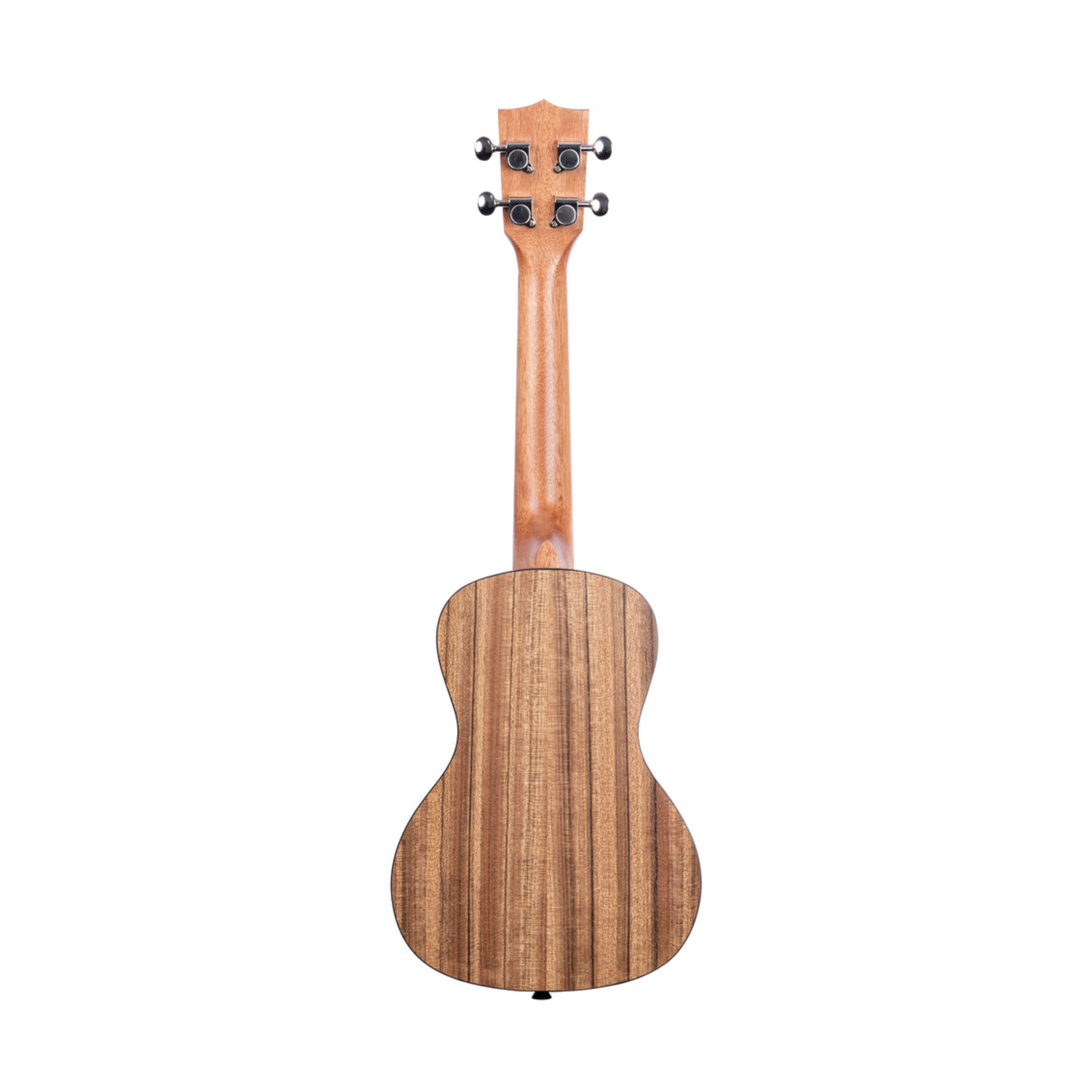 Kala KA-PWC/LH Left-Handed Pacific Walnut Concert Ukulele, designed with stunning walnut grain and crafted for left-handed players for a smooth playing experience.