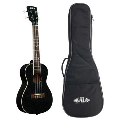 Kala Sparkle Series – Galaxy Black Concert Ukulele - KA-SPRK-BLACK