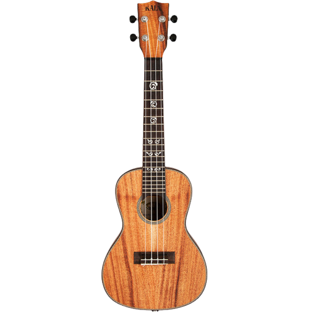 &quot;Kala KA-SA-C Solid Acacia Concert Ukulele with Maple Binding&quot;