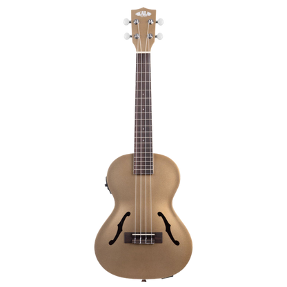 Kala KA-JTE-KZGD archtop ukulele with rosewood fretboard and mahogany neck