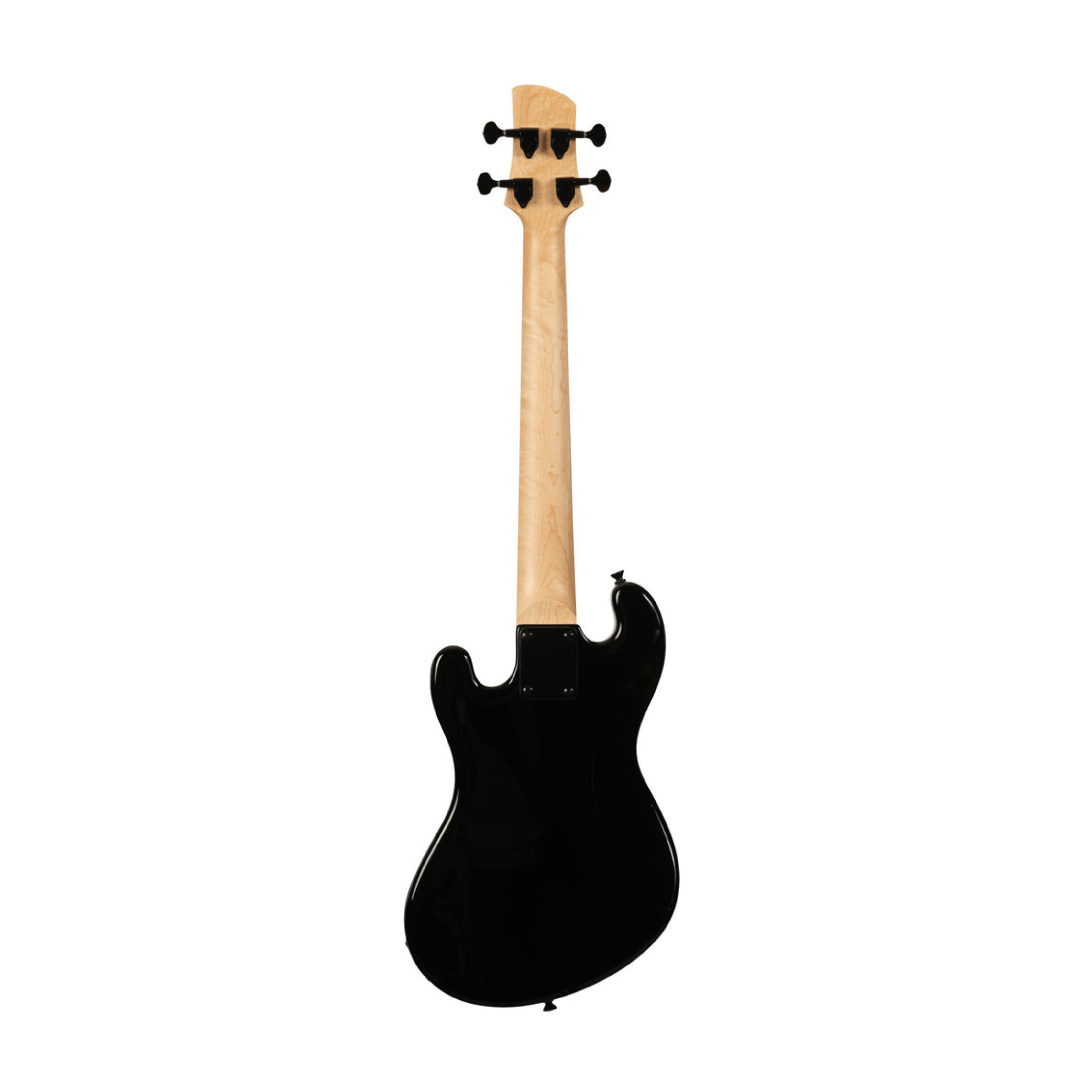 Kala UBASS-SB-BK-FL Solid Body 4-String Jet Black Fretless U•BASS®, delivering rich sound with a sleek, modern design.