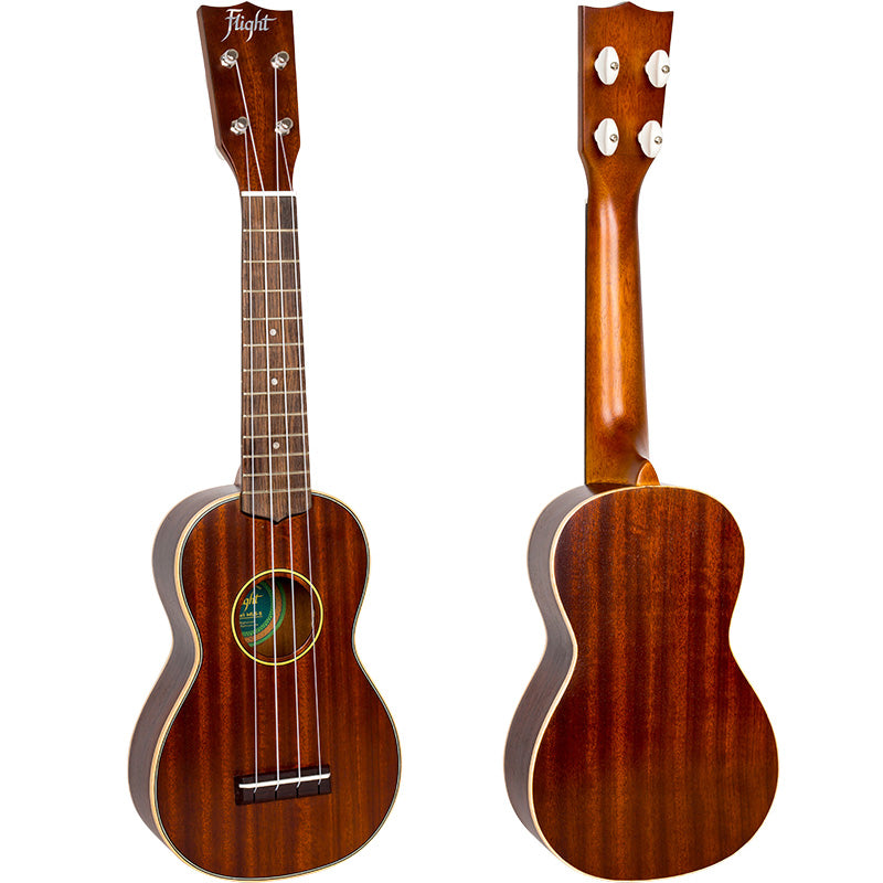 The Flight MUS2 Soprano Ukulele is all about heritage from head to saddle. Flight MUS2 Soprano Ukulele with Bag and Free Shipping