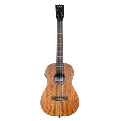 kala ka-cm-be curly mango baritone ukulele with eq preamp australia