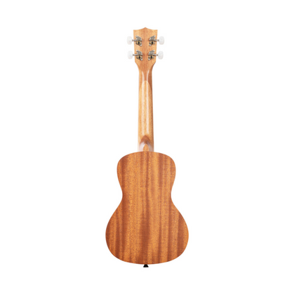 Kala KA-GUIDANCE-C Mahogany Concert Ukulele with laser-etched sea turtle design, offering rich tones and a meaningful connection.