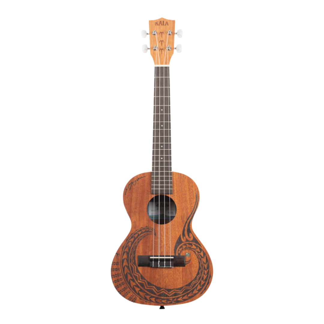 Kala KA-CANDY-BER Blackberry Concert Ukulele front view – glossy purple finish