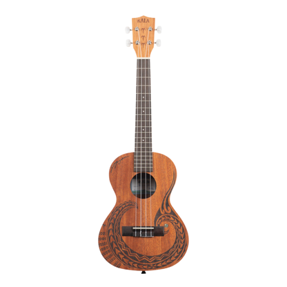Kala KA-CANDY-BER Blackberry Concert Ukulele front view – glossy purple finish