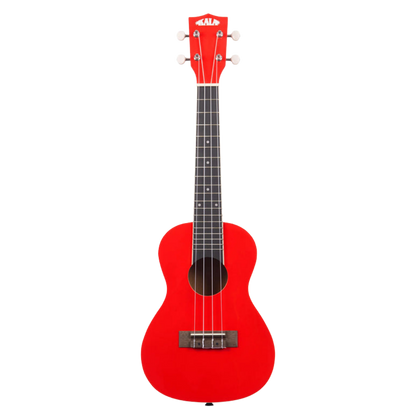 Candy Apple Red Kala Concert Ukulele – beginner-friendly ukulele with bright tone and high gloss finish