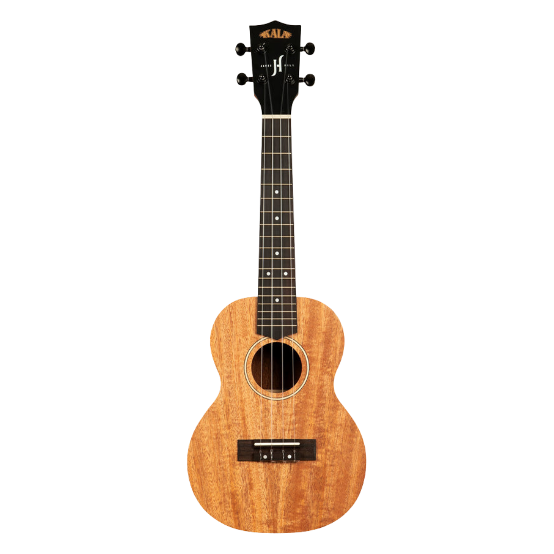 Kala James Hill Solid Top Mahogany Concert Ukulele KA-JH-MHG-C with deluxe gig bag.