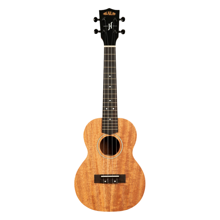 Kala James Hill Solid Top Mahogany Concert Ukulele KA-JH-MHG-C with deluxe gig bag.