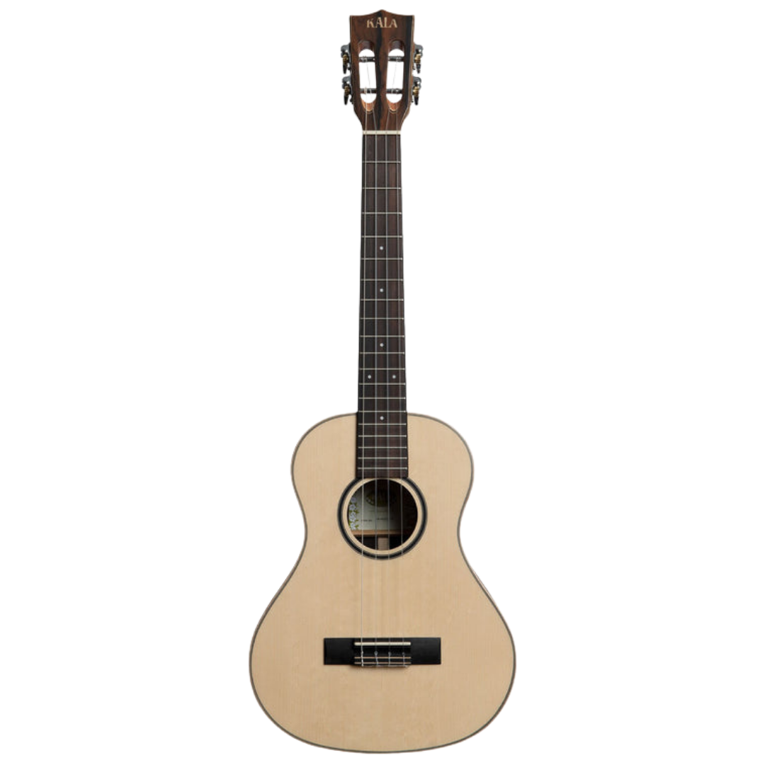 Kala KA-ASZCT-ST Super Tenor Ukulele with solid spruce top and ziricote back, includes Kala bag.
