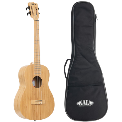 Kala KA-BMB Solid Bamboo Baritone Ukulele with free gigbag and Aquila ukulele strings