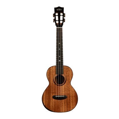Kala KA-CT-SMH-TG Contour All Solid Gloss Mahogany Tenor Ukulele with slotted headstock and deluxe gig bag