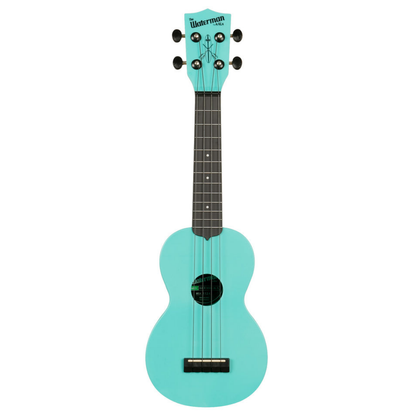 KA-R-WMG-BL-S Aqua Mist Glow In The Dark Soprano Recycled Waterman Ukulele