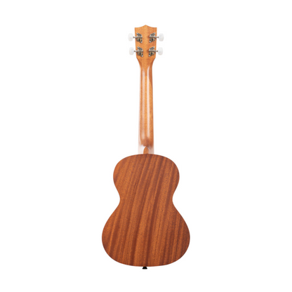 Guidance Mahogany Tenor Ukulele - KA-GUIDANCE-T with laser-etched sea turtle design and rich mahogany tone.