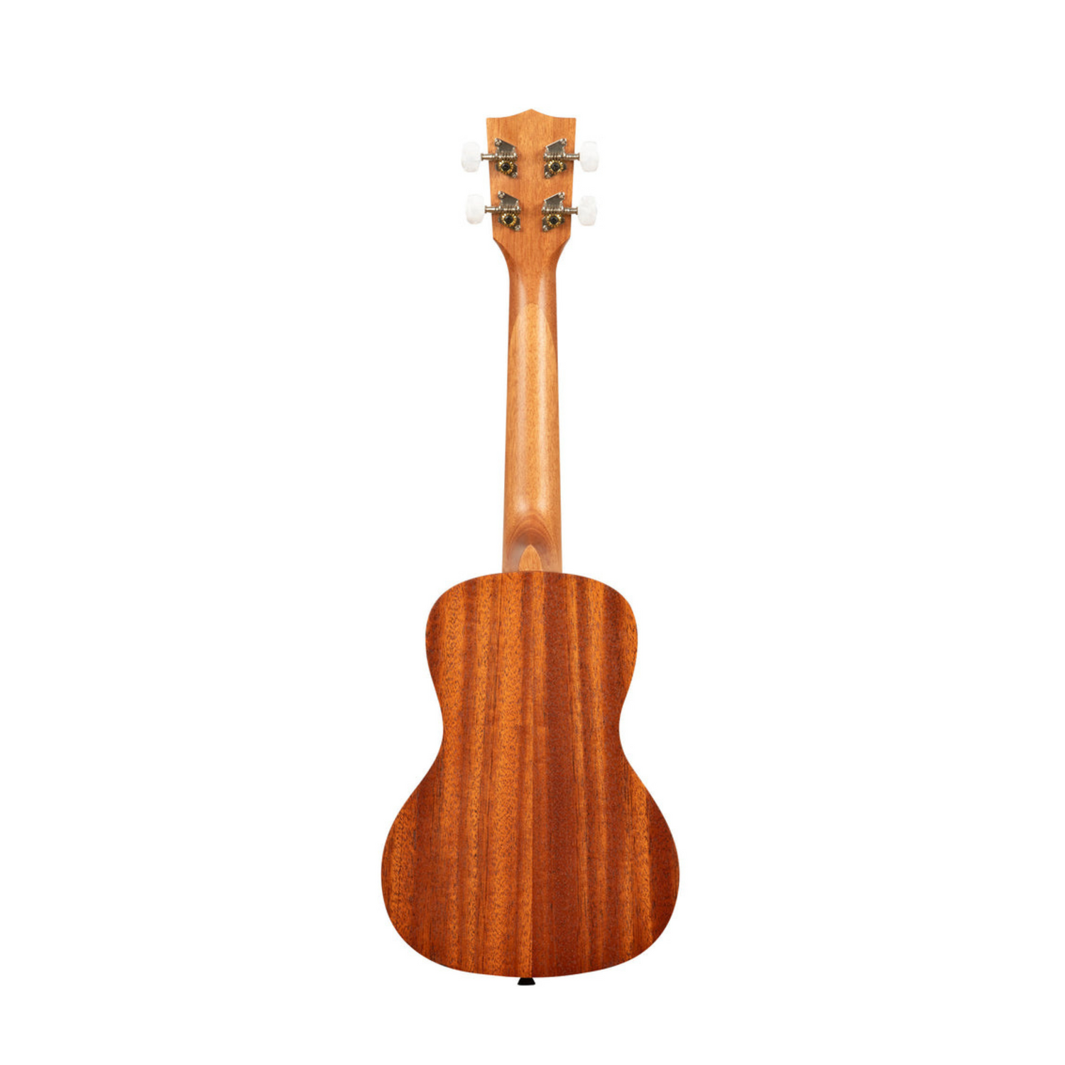 Kala KA-HIBISCUS-C Hibiscus Mahogany Concert Ukulele featuring a tropical hibiscus design, producing a warm and balanced sound.