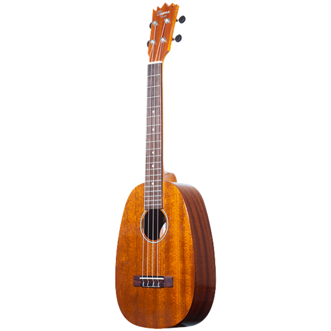Ohana Sopranissimo Pineapple TTPK-25G Solid Mahogany Mini Ukulele – teenie tiny size with big sound