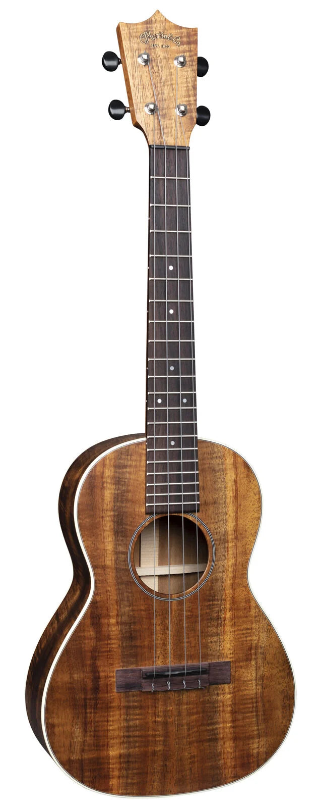 Secondhand Martin K2 Tenor Ukulele Solid Flamed Hawaiian Koa, Satin Finish, East Indian Rosewood Fingerboard, Soft Gig Bag Australia