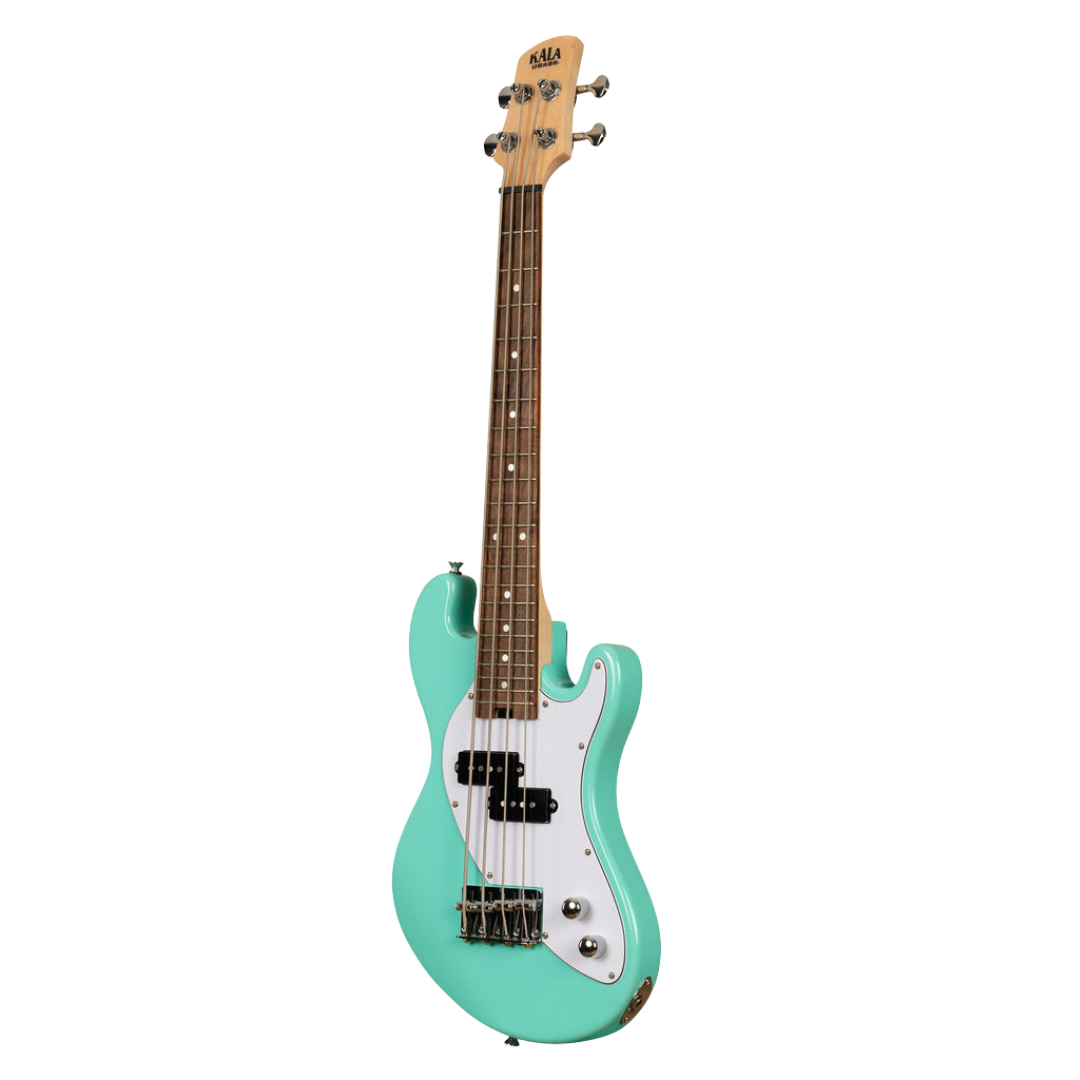 Surf Green Kala Solid Body U•BASS® with passive split-coil pickup for deep, punchy bass tones.
