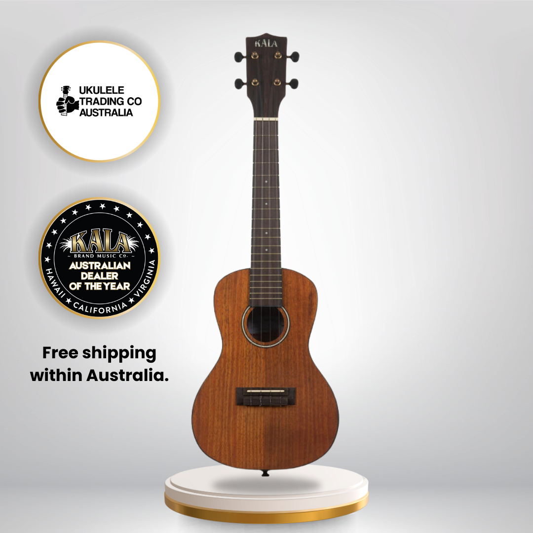 Kala KA-KOA-C Hawaiian Koa back and sides with unique wood grain