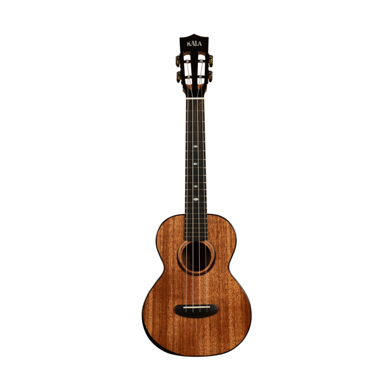 Contour All Solid Gloss Mahogany Tenor Ukulele w/ Bag Kala KA-CT-SMH-TG featuring a sleek glossy mahogany finish for rich sound.