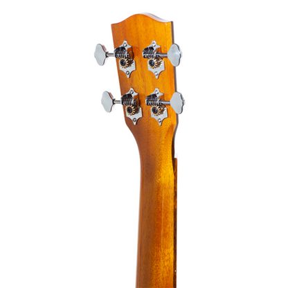 Ohana PKT-220G Tenor Pineapple Ukulele – all-solid mango, abalone inlay, gloss finish, and warm, mellow tone with bright overtones for a stunning sound and look!