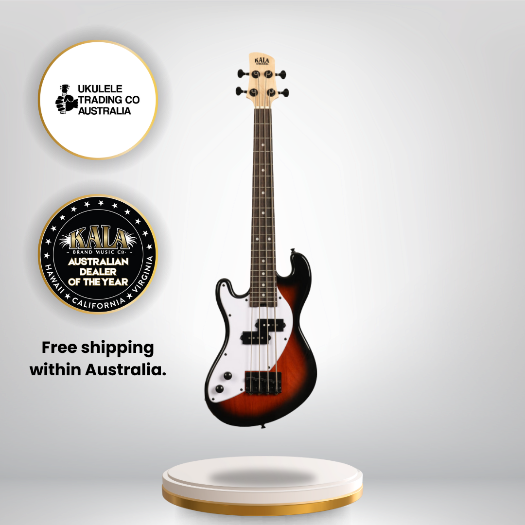 Kala Sunburst Left-Handed 4-String U•BASS®