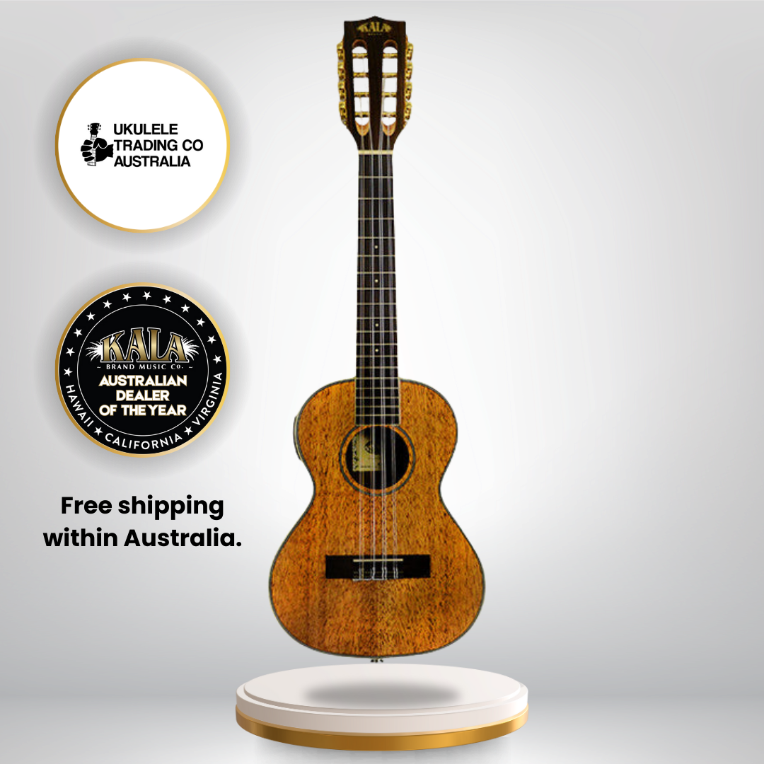 Kala KA-8E Eight String Tenor Electric Ukulele w/ Gig Bag