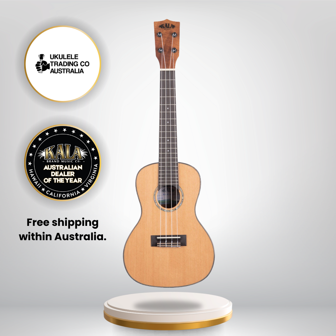 Kala KA-SCAC-C Solid Cedar Top Concert Ukulele with Acacia back and sides