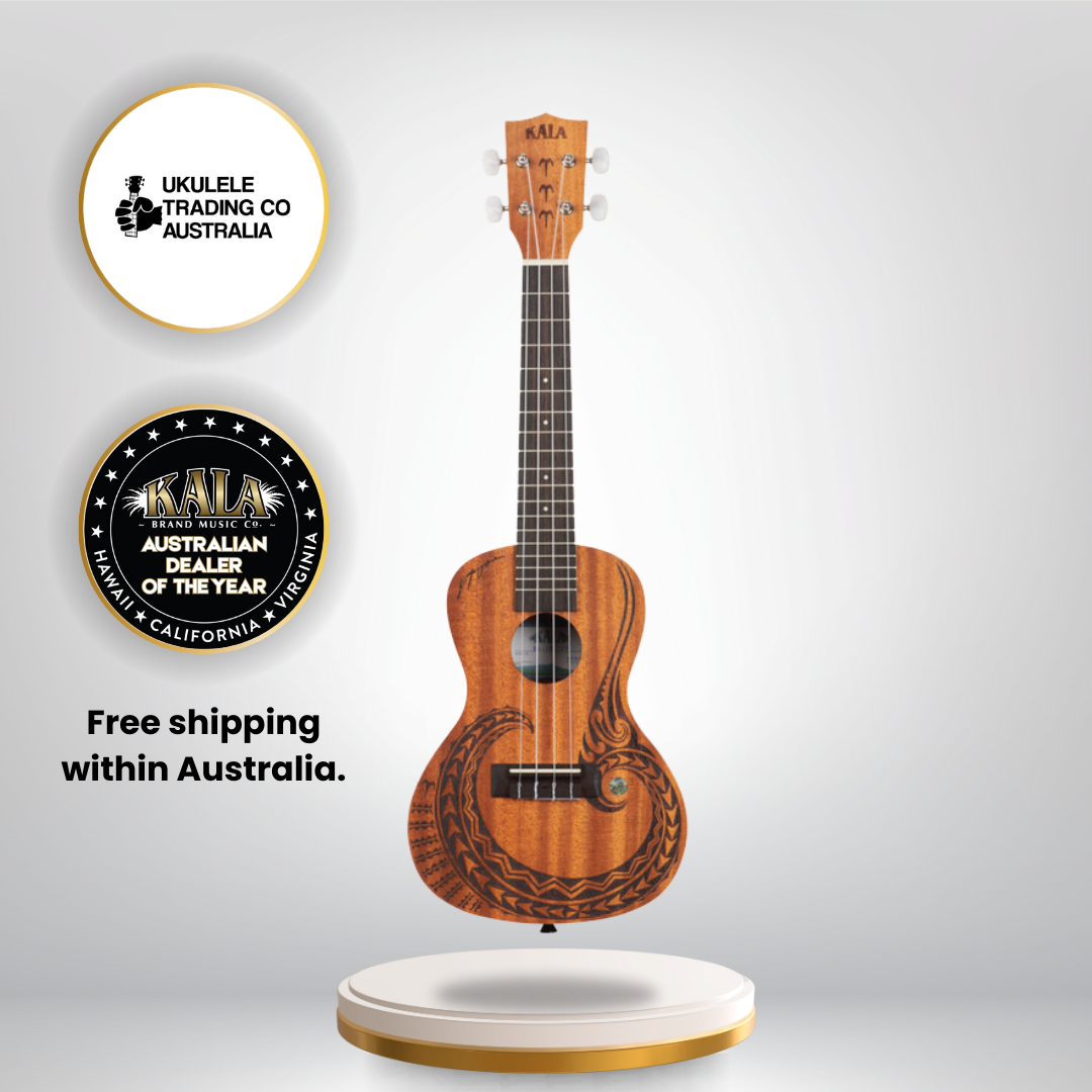 Kala concert ukulele soft gig bag compatible with Blackberry Candy Shoppe model.