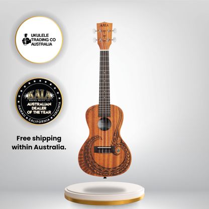 Kala concert ukulele soft gig bag compatible with Blackberry Candy Shoppe model.
