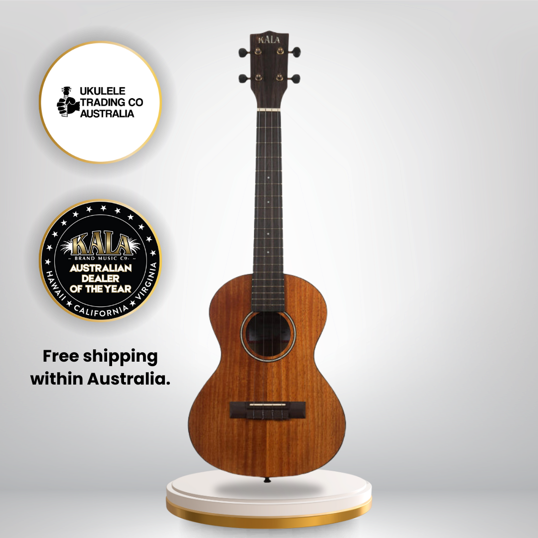 Kala KA-KOA-T Satin Hawaiian Koa Tenor Ukulele with Gigbag – Premium Hawaiian Koa wood