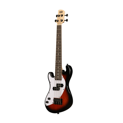 Solid Body 4-String Sunburst Fretted U•BASS Left-Handed Kala UBASS-SB-TB-FS-L