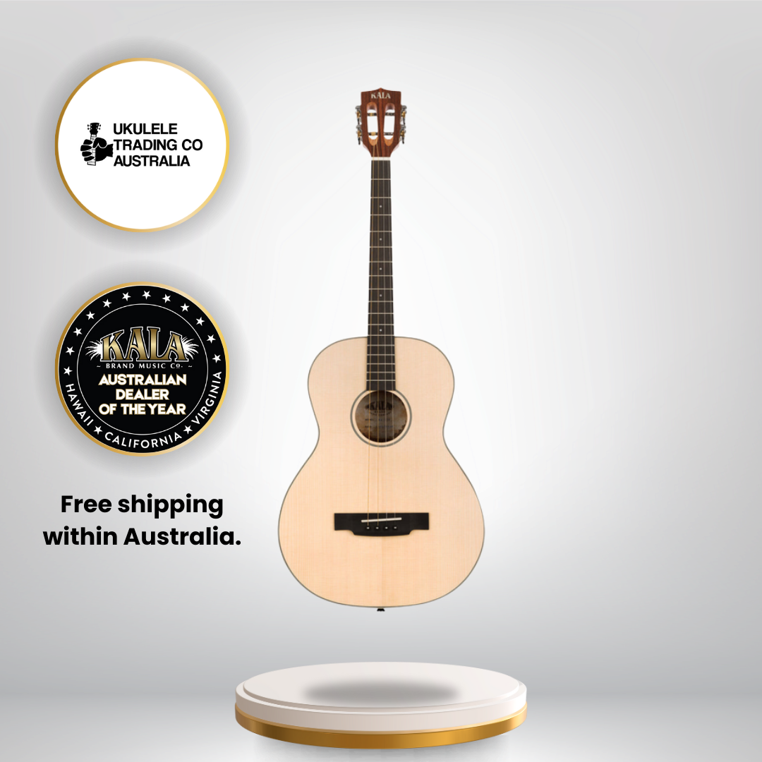 Solid spruce top pau ferro tenor guitar with satin finish