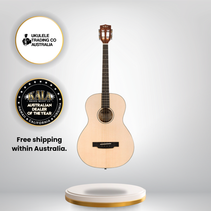 Solid spruce top pau ferro tenor guitar with satin finish