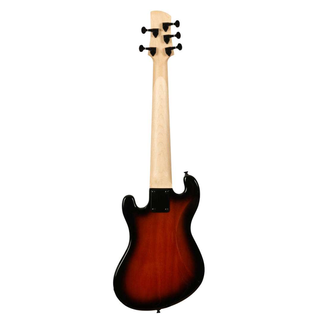 Kala Solid Body 5-String Sunburst Fretless U•BASS® with Okoume body and passive humbucker pickup.