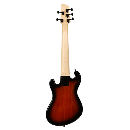 Kala Solid Body 5-String Sunburst Fretless U•BASS® with Okoume body and passive humbucker pickup.