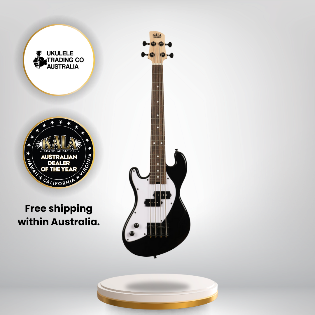 Kala Jet Black Left-Handed U•BASS® 4-string
