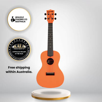 KA-R-WMS-OR-C Kala Waterman Concert Ukulele Recycled Eco-Friendly Concert Ukulele Australia