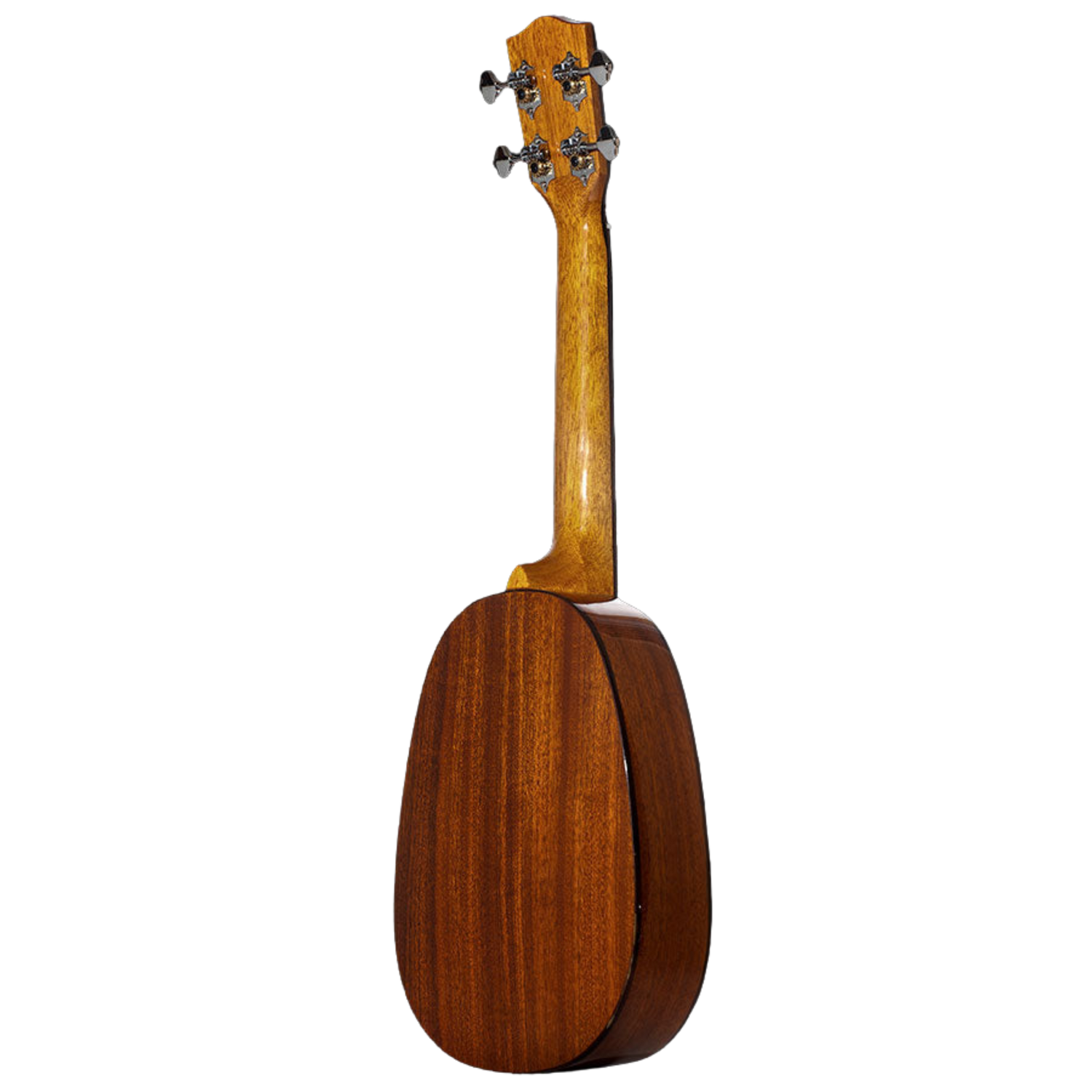 Ohana Pineapple Series PKC-50G Concert Ukulele with solid cedar top, mahogany body, abalone rosette, and mellow, rich tone for a unique musical experience.