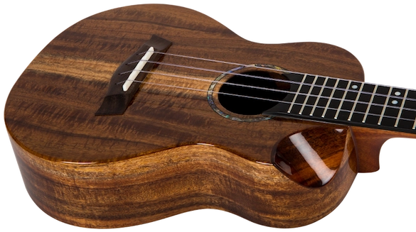 Flight Spirit EQ-A Concert Electro-Acoustic Ukulele SPIRITCEQA All Solid Acacia Double C1U Pickup Australia