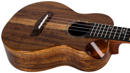 Flight Spirit EQ-A Concert Electro-Acoustic Ukulele SPIRITCEQA All Solid Acacia Double C1U Pickup Australia
