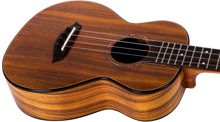 PHANTOMEQA Flight Phantom EQ-A Tenor Ukulele Electro-acoustic all-solid acacia tenor ukulele. Ukulele Trading Co Australia