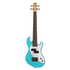 Kala Okoume Electric Bass U•BASS in Surf Blue, featuring solid body design and deep, punchy bass tone.
